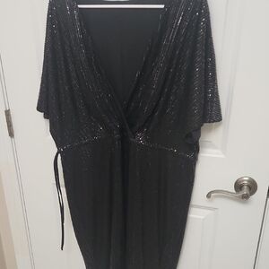 Glamorous Black Sequin Gown